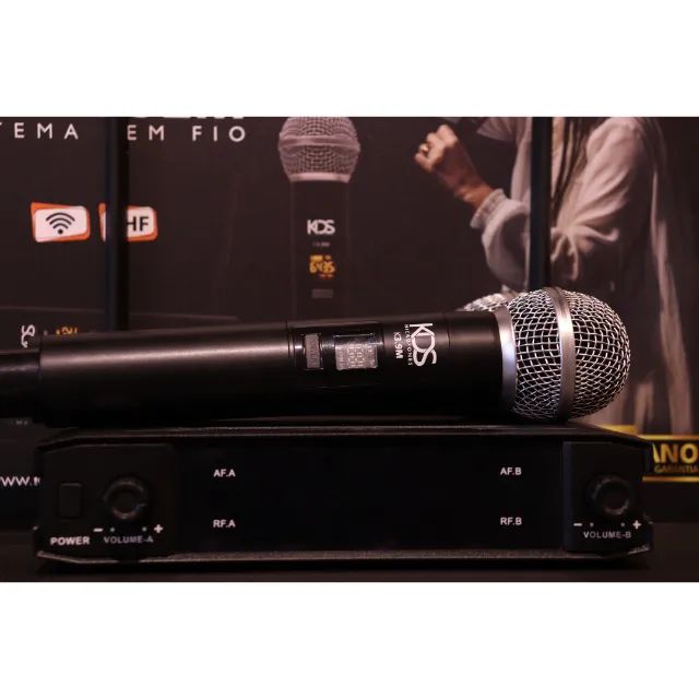 Microfone Kadosh Sem Fio K 392m - Foto 2