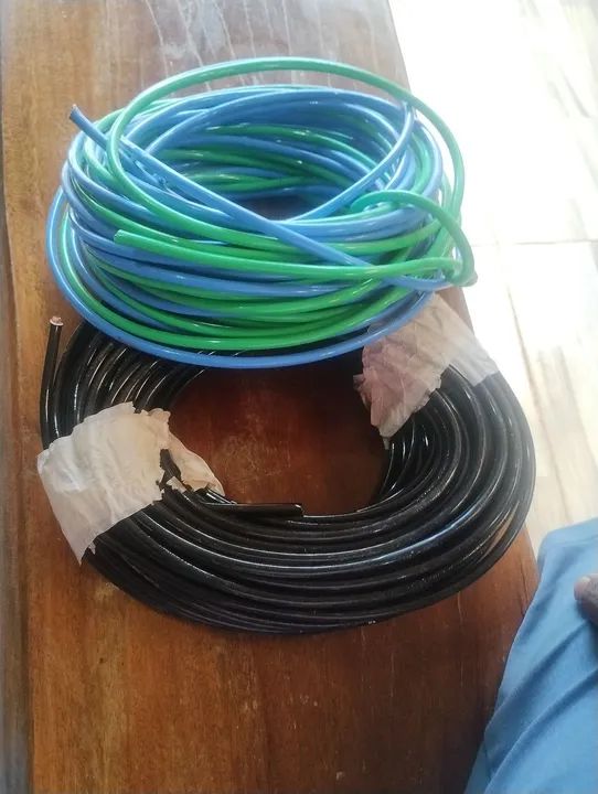 Cobo 10 mm 36 metros preto e 12 metros azul e12metros verde