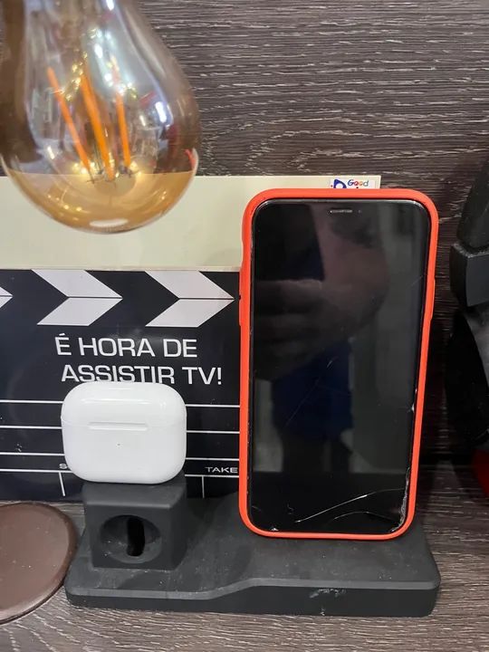 Base de Carregamento 3 em 1 para Celular, Relógio e Airpods