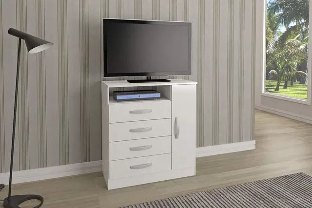 Cômoda delta 1 Porta 4 Gavetas pr J2 - Foto 2