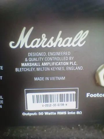 Amplificador  Marshall  M.G. 50 CFX - Foto 2