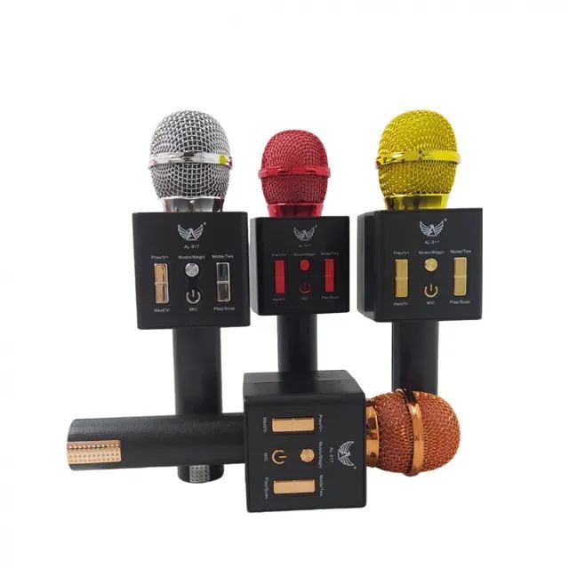 Microfone Karaokê Bluetooth com Caixa acoplada Altomex AL-917