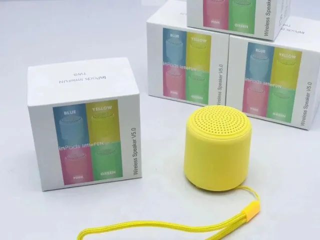 Mini Caixa De Som Luxo Ianpice Wireless V5.0 Fun-1 Promoção - Foto 3