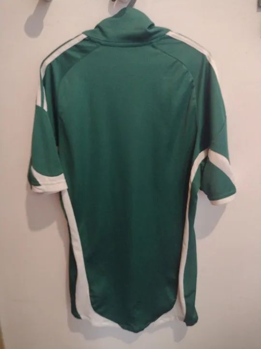 Camisa Palmeiras Verde 2009 Gola sem patrocínio Adidas P - Foto 6