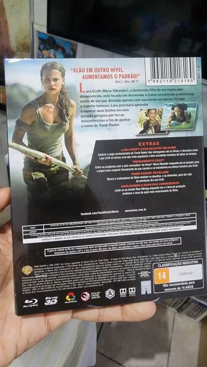 Blu-ray 3D + 2D Tomb Raider  Lacrado  - Foto 2