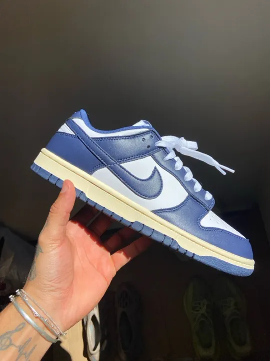 Nike Dunk Low Midnight Navy and White - 40.5BR