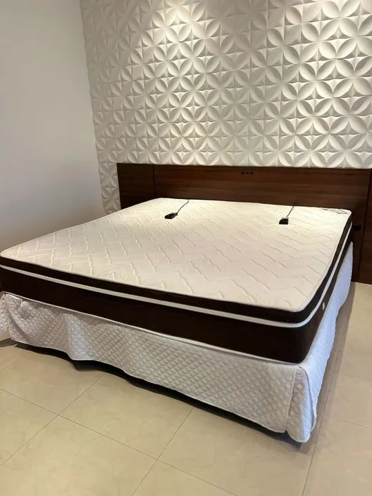 Cama Box Casal 1,93 x 2,03 com massageador elétrico  - Foto 4