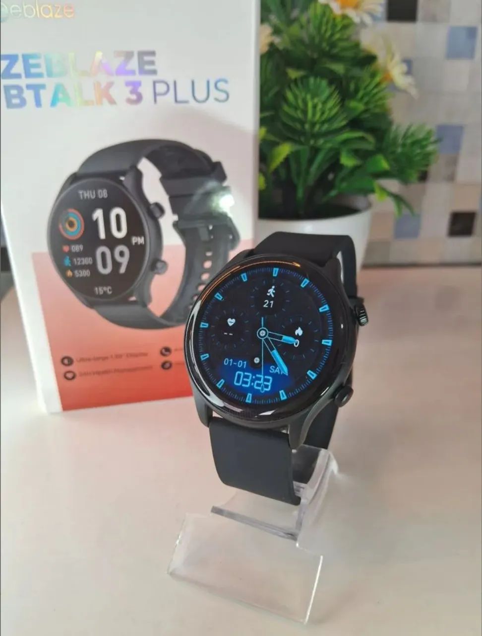 Smartwatch Zeblaze Btalk 3 Plus -  Chamadas Bluetooth, 100+ Modos Esportivos (LACRADO) - Foto 2