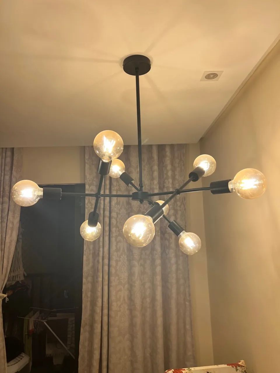 Lustre com 09 lâmpadas 