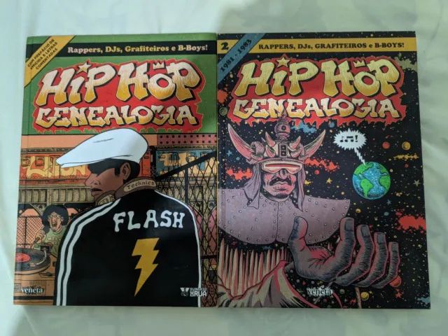 Hip Hop Genealogia Vol. 1 e 2 Editora Veneta