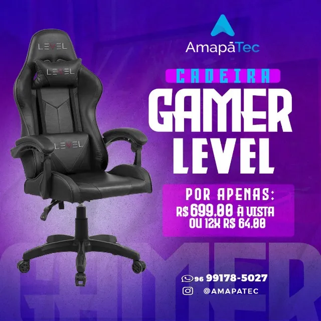 Cadeira Gamer Level LV-C01DN