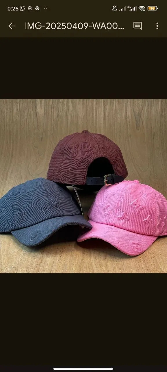 Bonés importados da Louis Vuitton