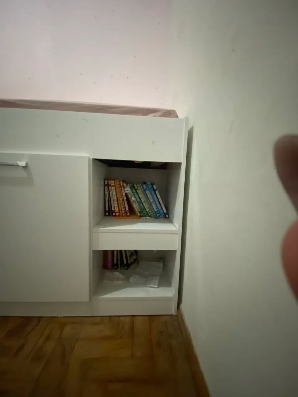 Cama Solteiro Multifuncional com Colchão 188 x 78cm com 2 Portas e Escrivaninha - Foto 3