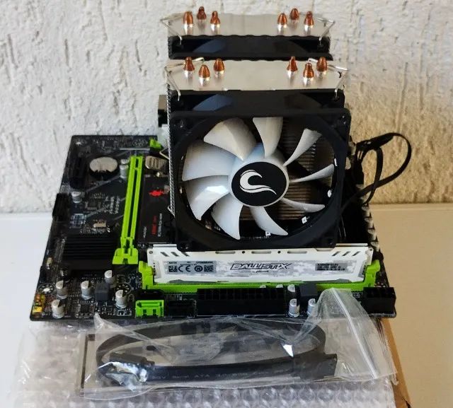 Kit Xeon E5 2680 V4 3.3Ghz Boost, SSD 128Gb M2, 16Gb DDR4 2666Mhz, X99-P4, Cooler G800 RGB - Foto 4