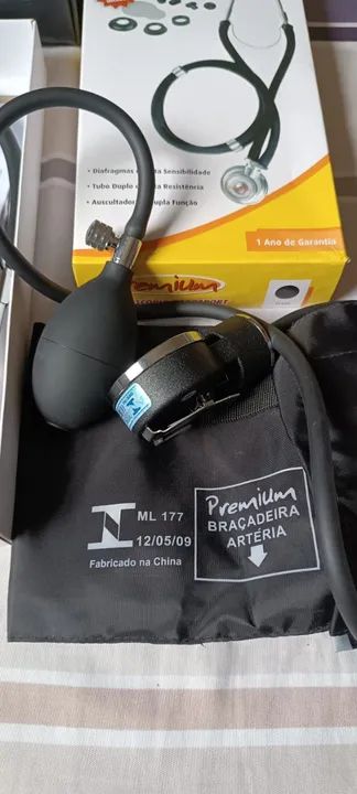 Esfigmomanômetro e Estetoscópio (Rappaport Premium) - Foto 3