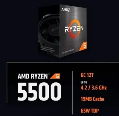  Processador Ryzen 5 5500