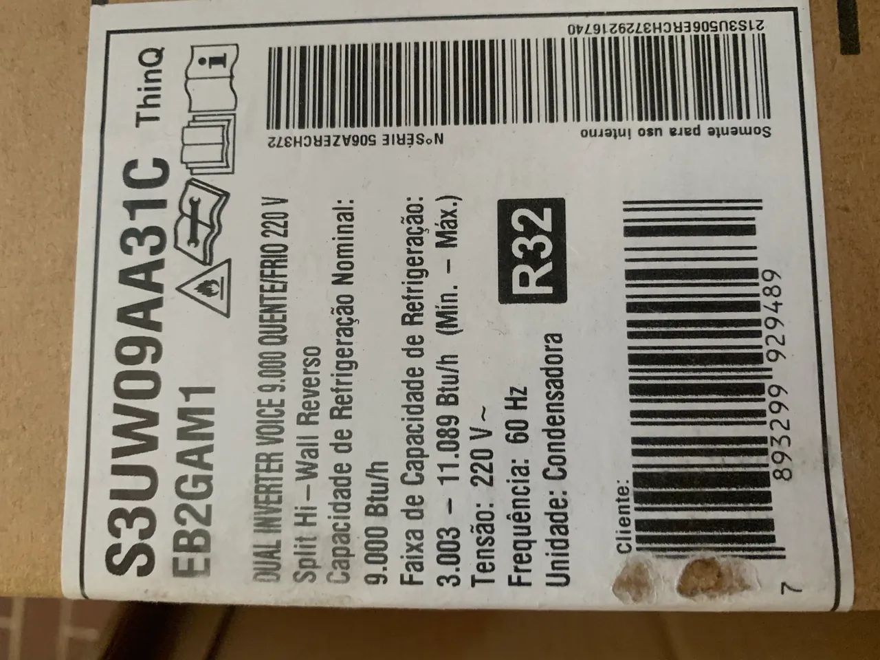 Ar Condicionado Split LG Inverter 9.000 BTUs Quente/Frio 220V - Foto 5