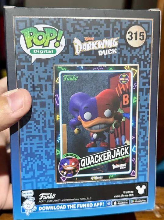  Funko Pop QuackerJack Nft Release 2100 Pieces - Darkwing Duck - Foto 3