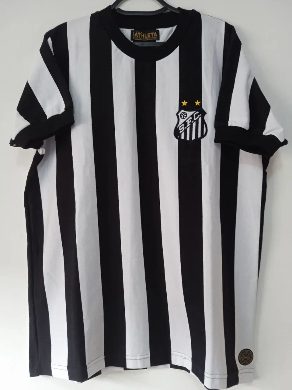 Camisa Santos Athleta Despedida #10 Pelé Autografada Certificada - Foto 3
