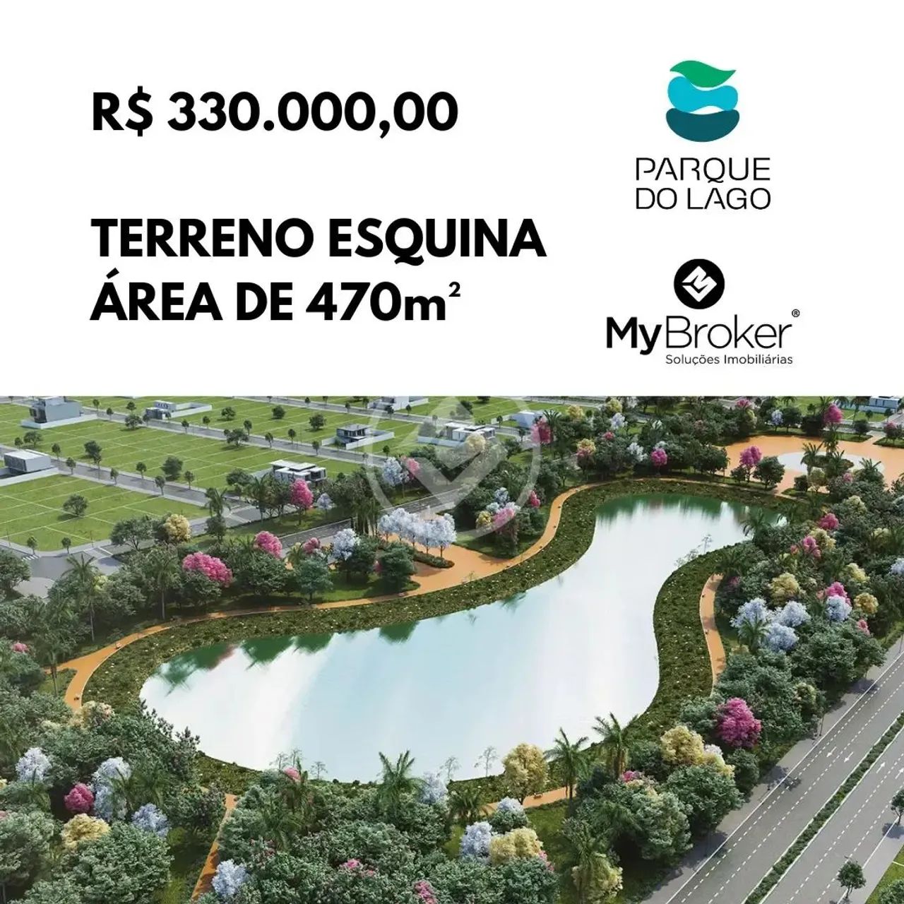 TERRENO DE ESQUINA COM 470 M² PARQUE DO LAGO SINOP-MT VALOR R$330.000,00 codigo: 98909