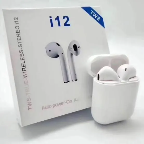 Fone de Ouvido Sem Fio i12 Tws Bluetooth Com Touch Bluetooth 5.0