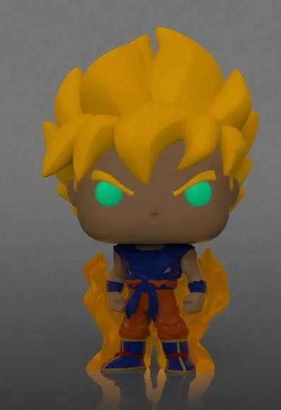 Funko Pop Dragon Ball Z Super Saiyan Goku Glow 860 - Foto 4