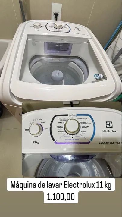 Máquina de Lavar Electrolux 11kg - Seminovo
