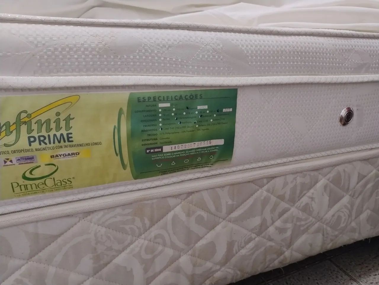 Cama Box  King Size com Colchão Ortopédico e magnético. - Foto 3