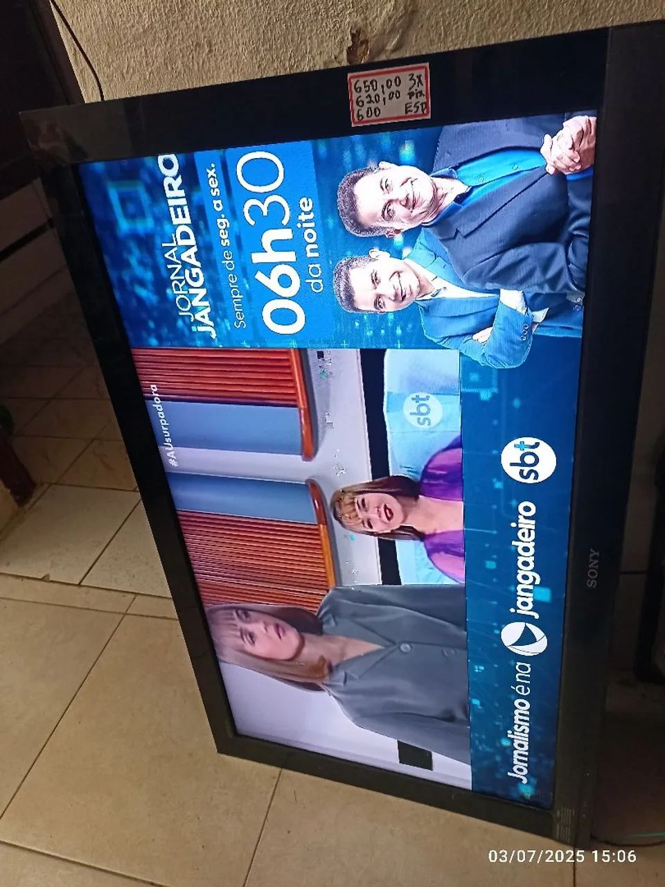 TV Sony 40 Polegadas Canal Digital (Garantia) - 12X - Foto 2