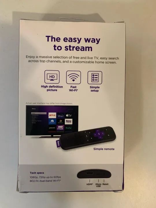 Roku Express Dispositivo De Streaming Para Tv Hd/full Hd Com Controle Remoto - Foto 2