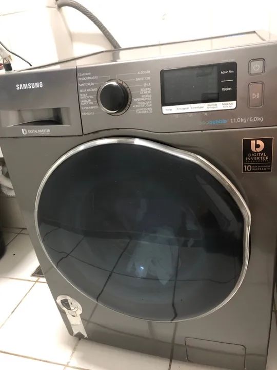 Máquina de Lavar e Secar Samsung 11kg Eco Bubble