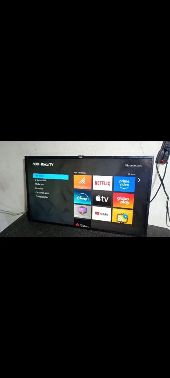 TV AOC Roku 43 polegadas Smart