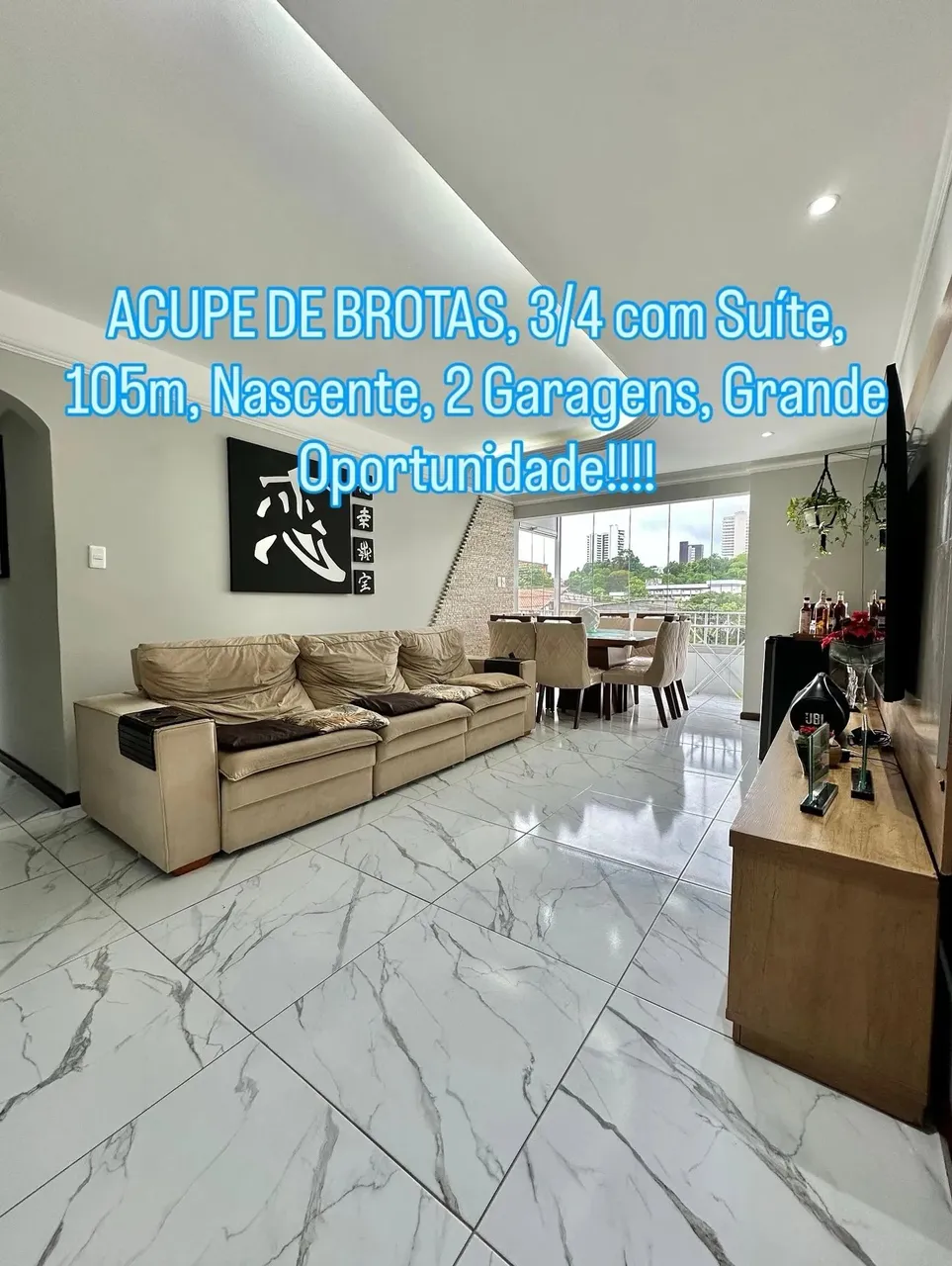 ACUPE DE BROTAS, 3/4 com Suíte, 105m, Nascente, 2 Garagens, Grande Oportunidade!!!!