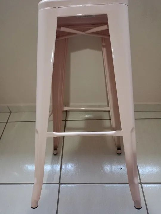 Banqueta em aço  decorativa casa nova  (retirar) - Foto 5