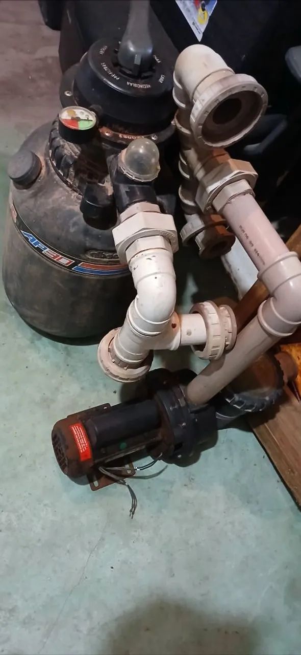 Bomba completa para piscina e outros.