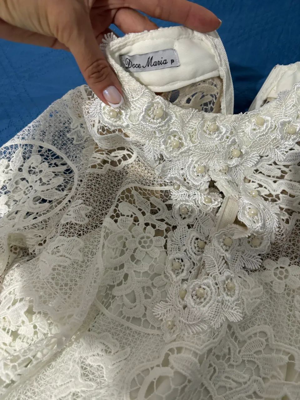 Vestido de Renda Branco