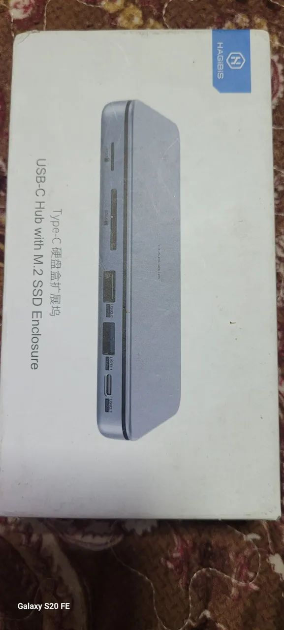 Hub USB-C com Enclosure M.2 SSD Hagibis