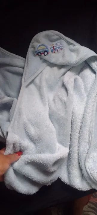 Coberto de  Bebê com Capuz - Carrinho - Foto 2