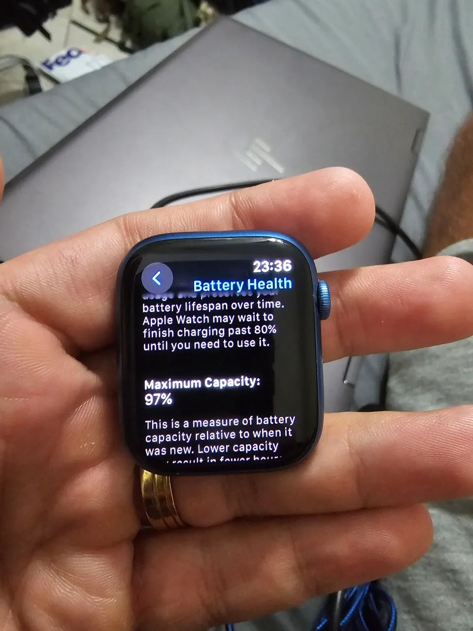 Apple Watch Série 7 45mm - 97% de Bateria GPS+LTE - praticamente zero
