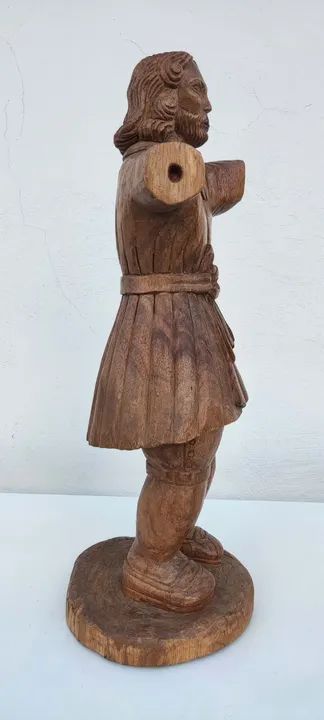 Escultura em madeira de São José - Foto 4