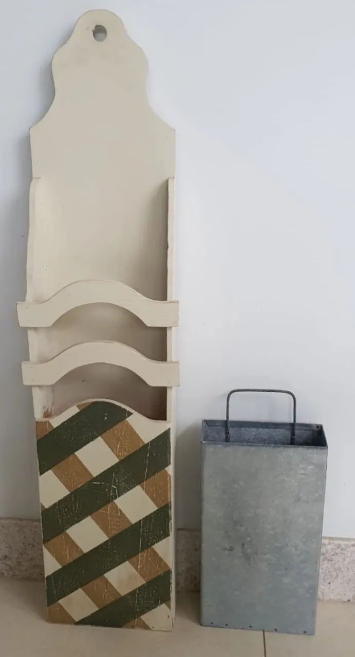 Porta Espetos em madeira, pintado à mão - Foto 2