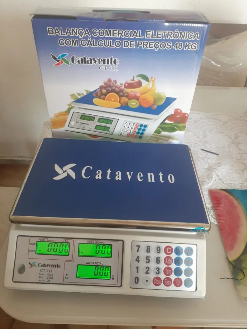 BALANÇA COM BATERIA na CAIXA GARANTIA SERVIÇO DE ENTREGA
