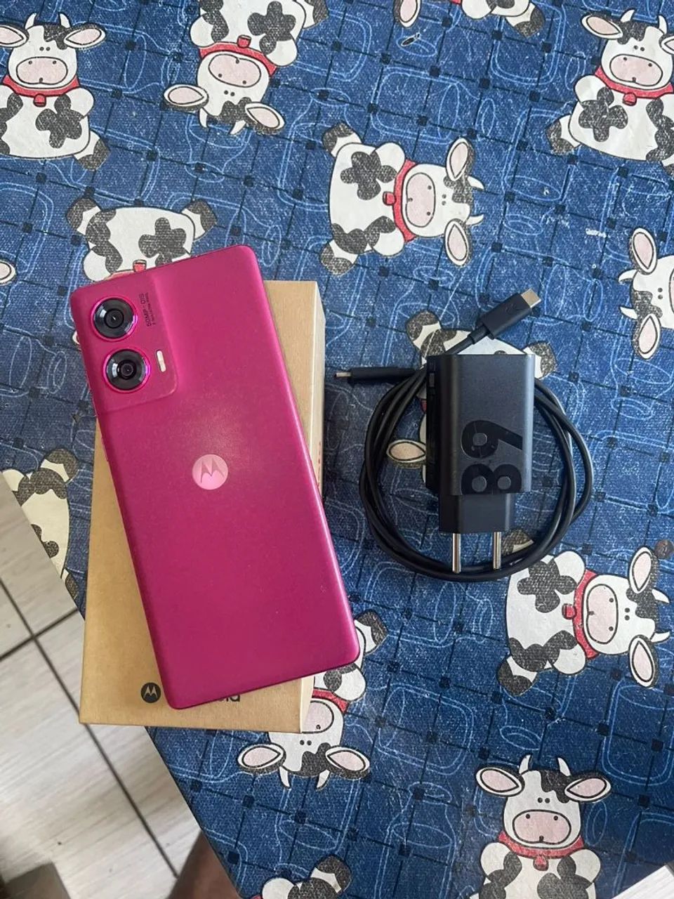 Troco moto Edge 50 fusion pink  - Foto 3