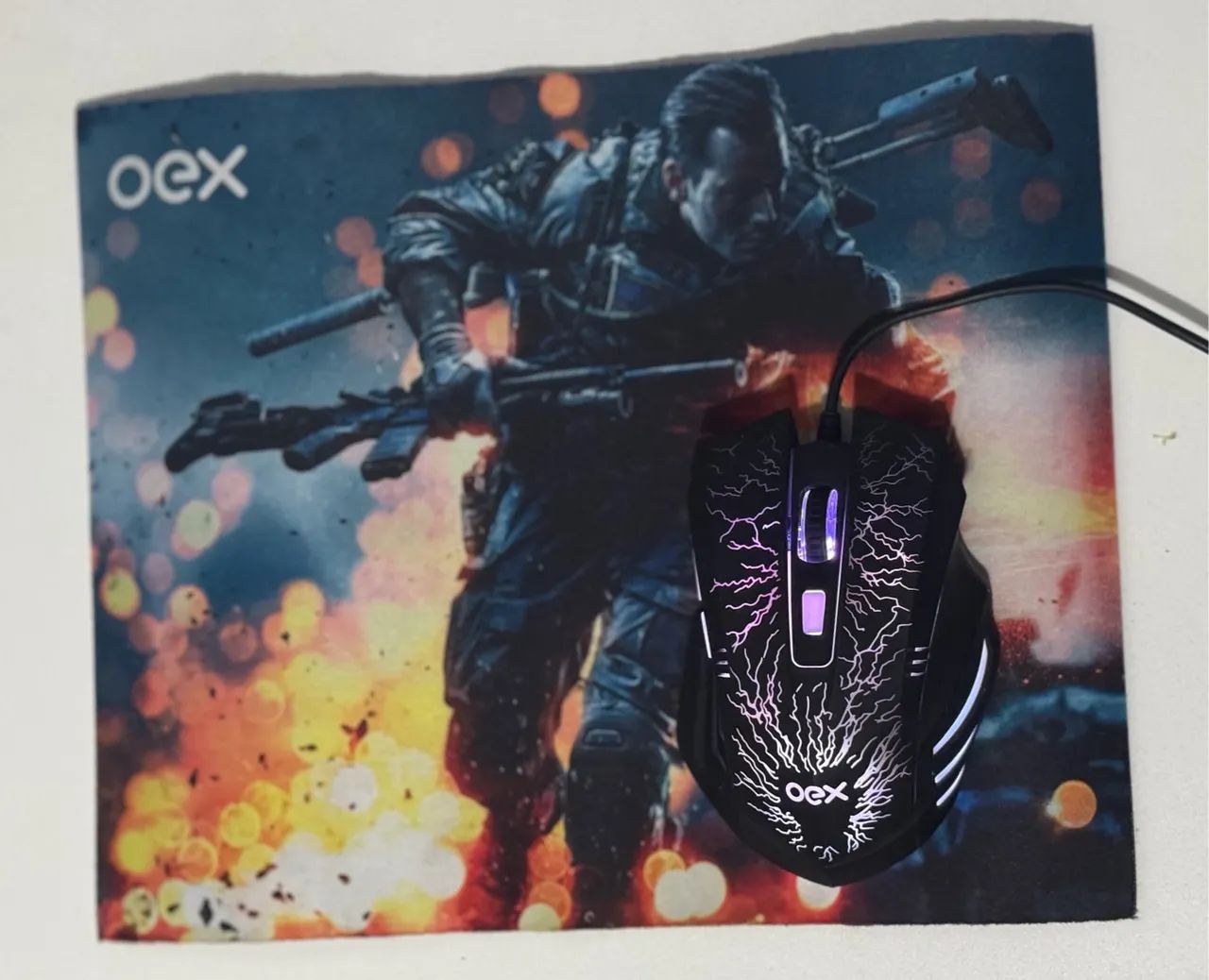 Mouse Gamer OEX com Iluminação RGB - Foto 3