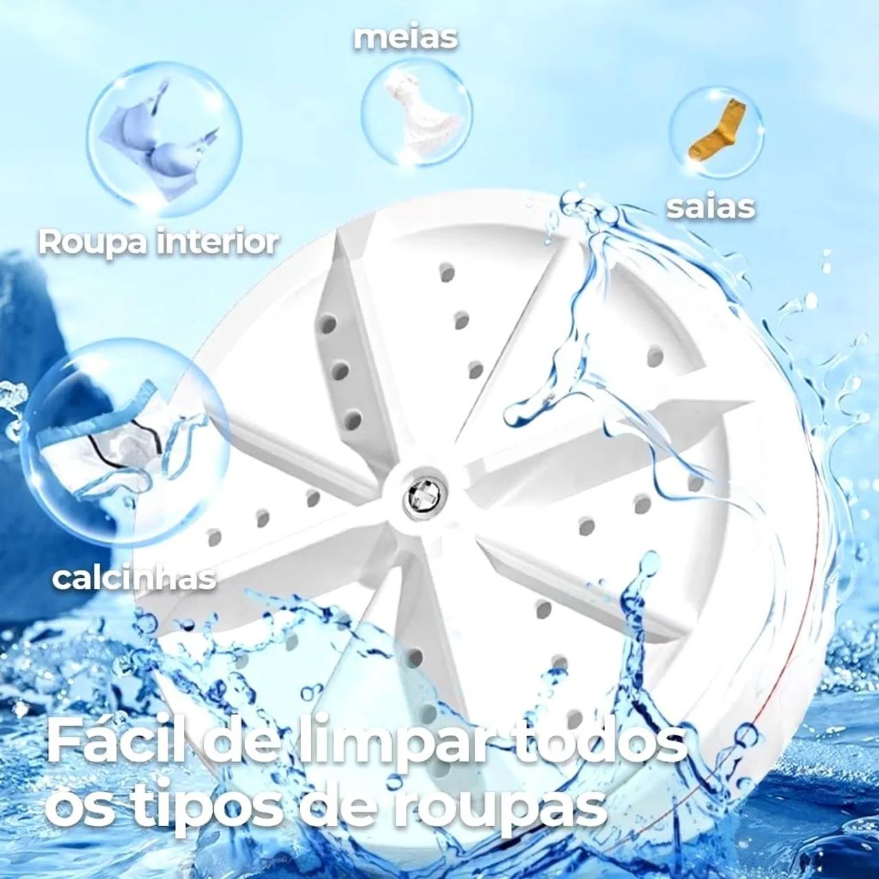 Mini máquina de lavar 64364008445313120