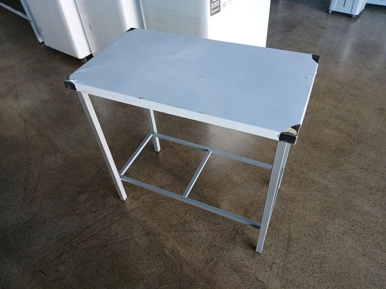 Mesa Inox de Apoio 90x50 Nova  - Foto 4