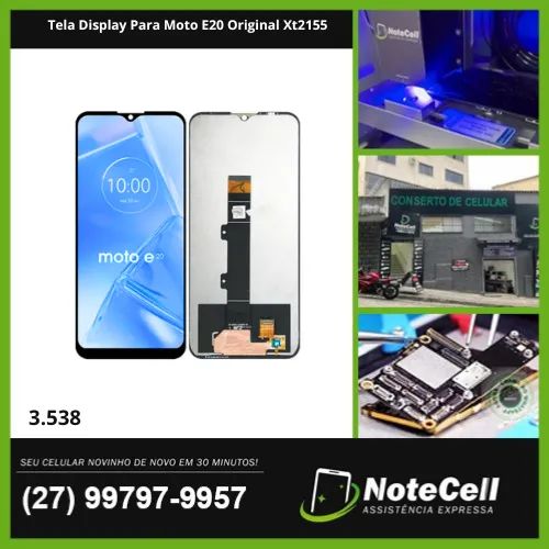 Tela Display Para Moto E20 Original Xt2155- Instalação Expressa Em 30 Minutos!
