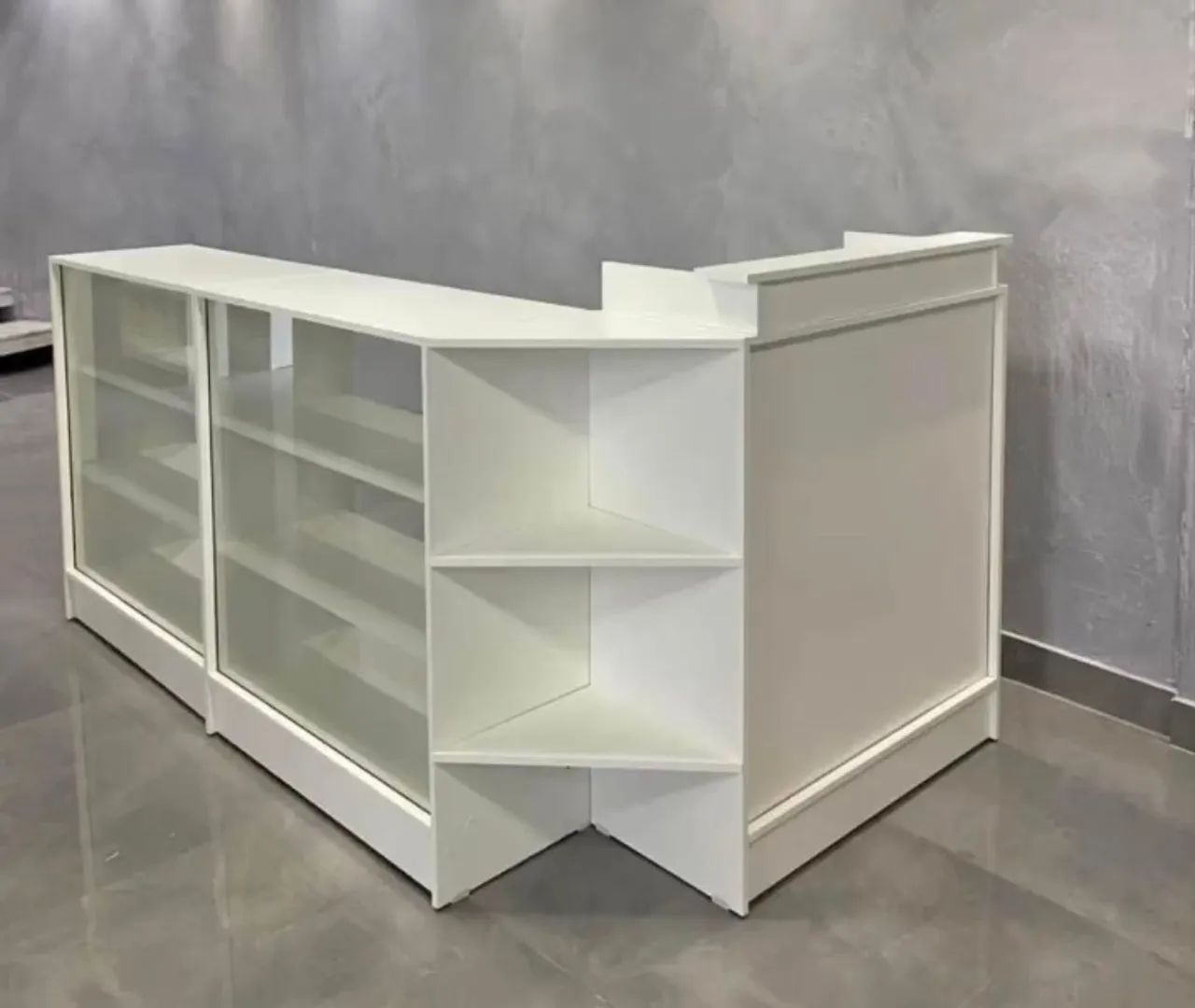 BALCÃO VITRINE CAIXA FECHADO - NOVO - ENTREGA RÁPIDA