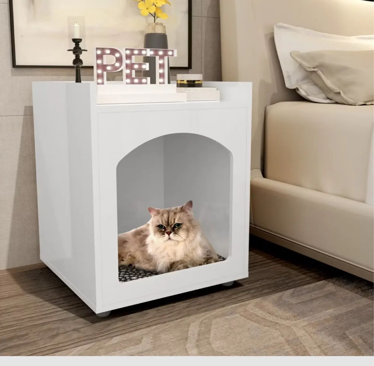 Mesa de cabeceira e cama pet - Foto 3