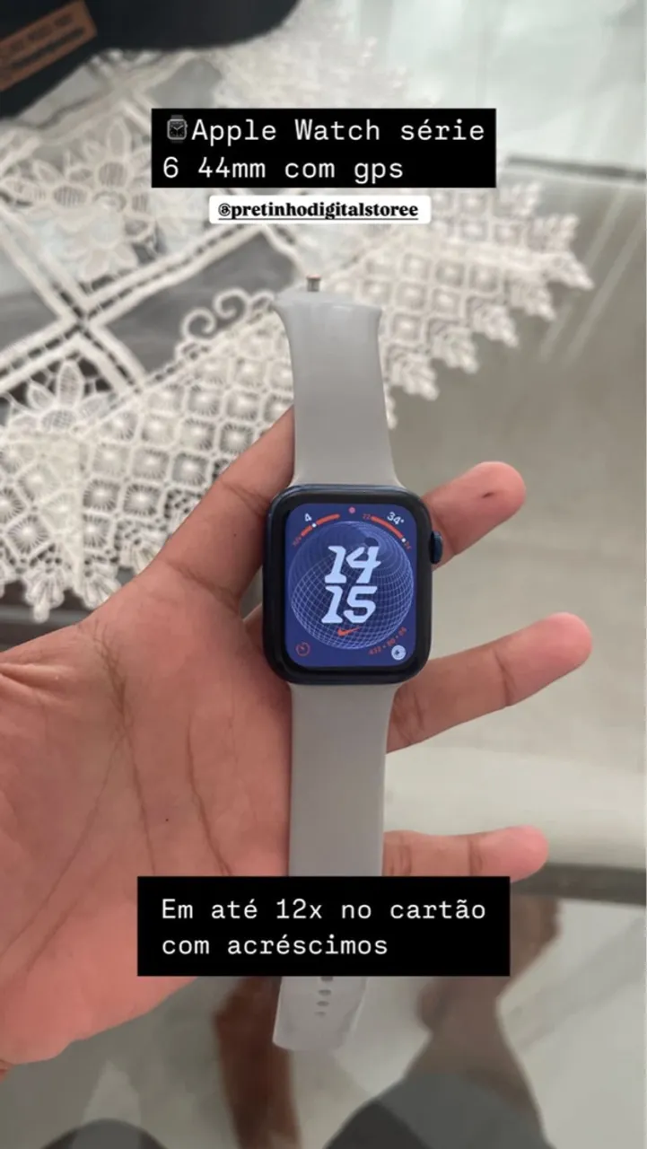 Apple Watch Série 6 44mm com GPS
